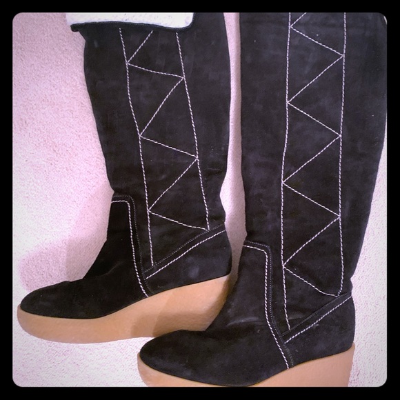 Michael Kors over the knee suede boots